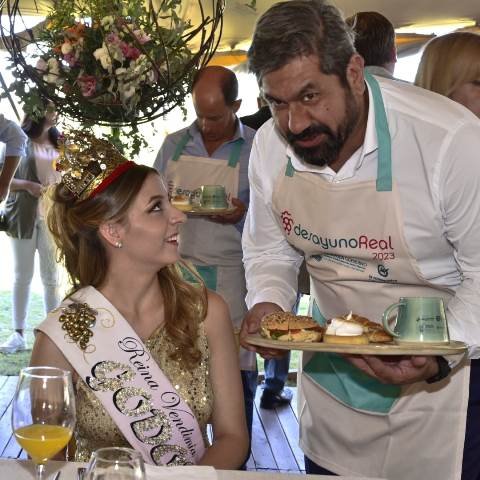 Mariana Gantus participó del desayuno real junto al Presidente del HCD