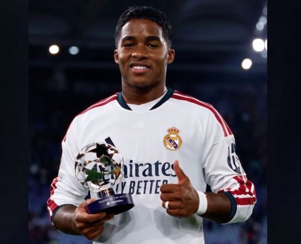 Endrick, decisivo con el Real Madrid: ‘Estaba en el banquillo hablando con Dios’