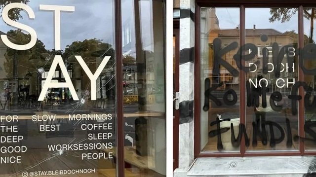 Grupos extremistas atacaron 26 veces una cafetería evangélica en Alemania